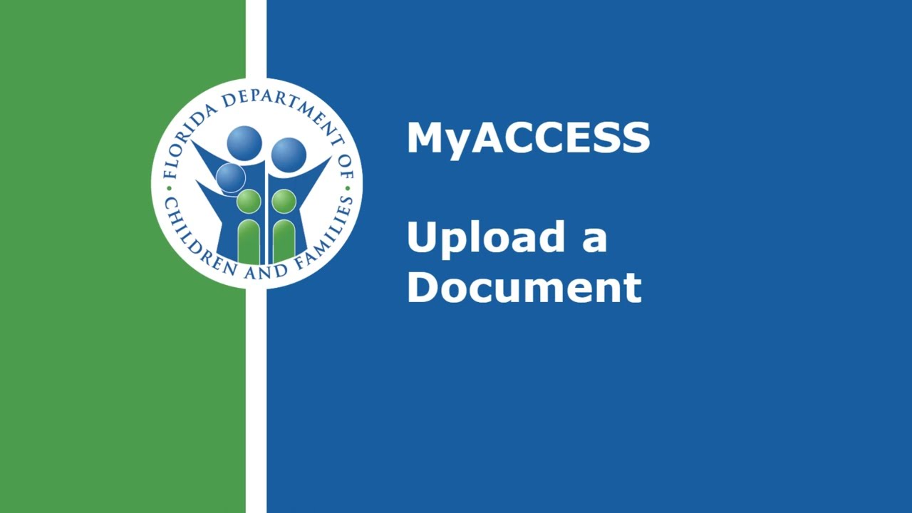  How to Upload a Document in MyACCESS 